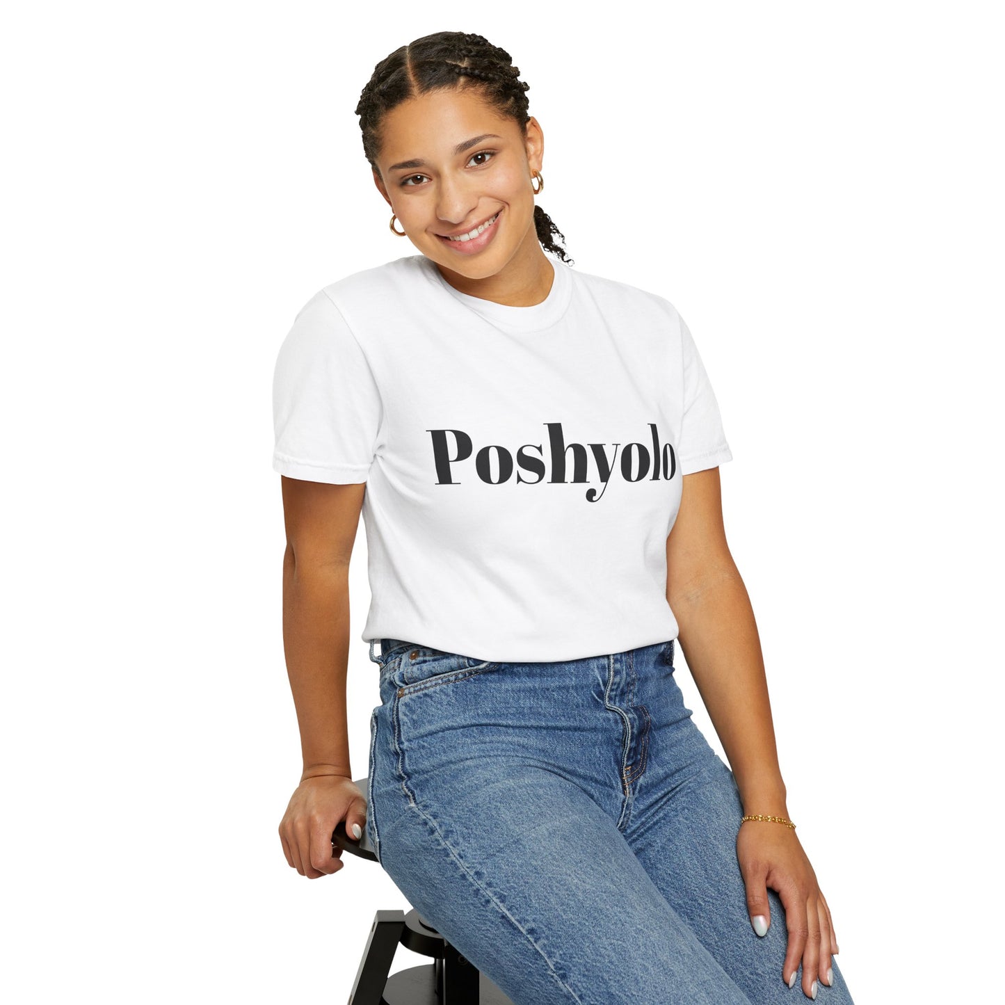 Poshyolo Graphic T-Shirt  Minimalist Fashion Tee with Bold Logo