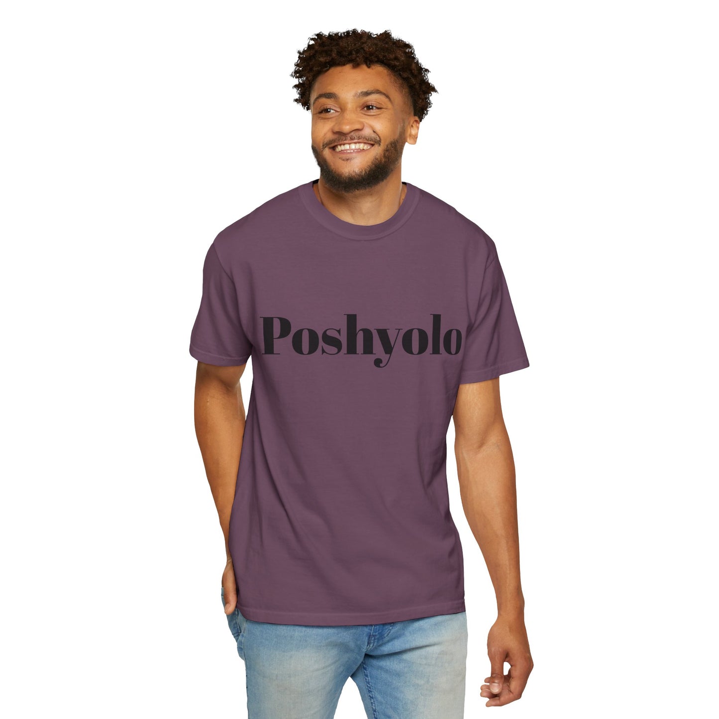Poshyolo Graphic T-Shirt  Minimalist Fashion Tee with Bold Logo