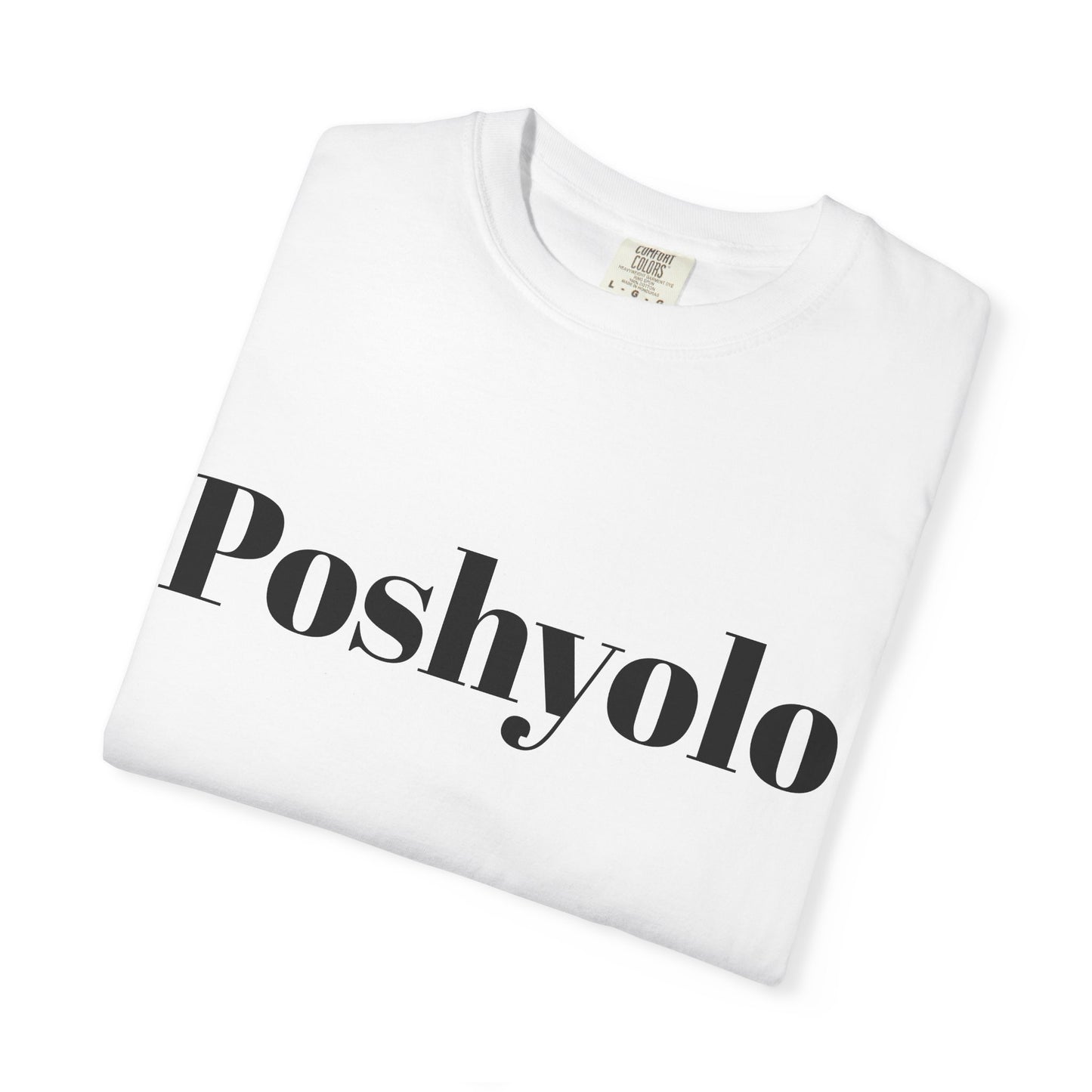 Poshyolo Graphic T-Shirt  Minimalist Fashion Tee with Bold Logo