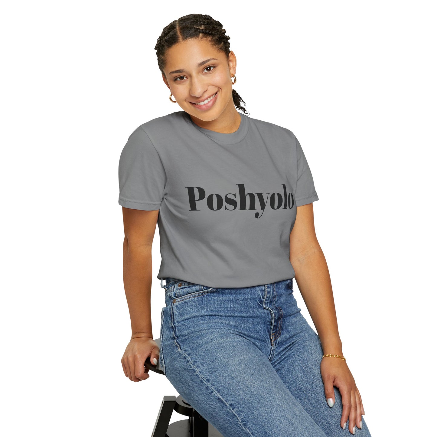 Poshyolo Graphic T-Shirt  Minimalist Fashion Tee with Bold Logo