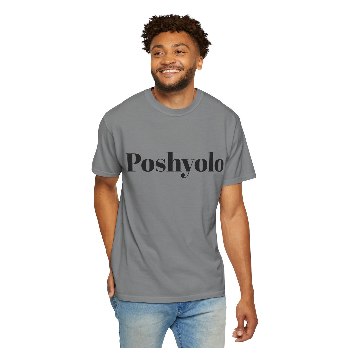 Poshyolo Graphic T-Shirt  Minimalist Fashion Tee with Bold Logo