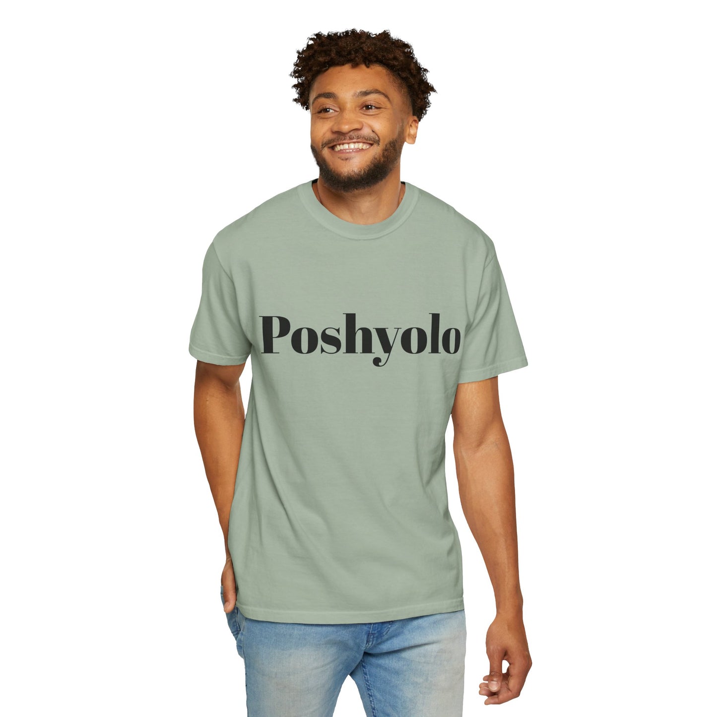 Poshyolo Graphic T-Shirt  Minimalist Fashion Tee with Bold Logo