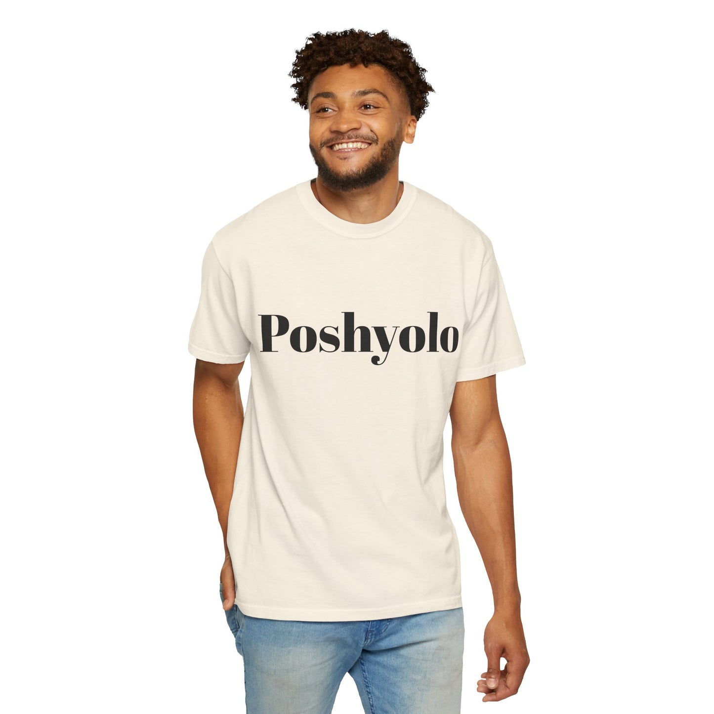 Poshyolo Graphic T-Shirt  Minimalist Fashion Tee with Bold Logo