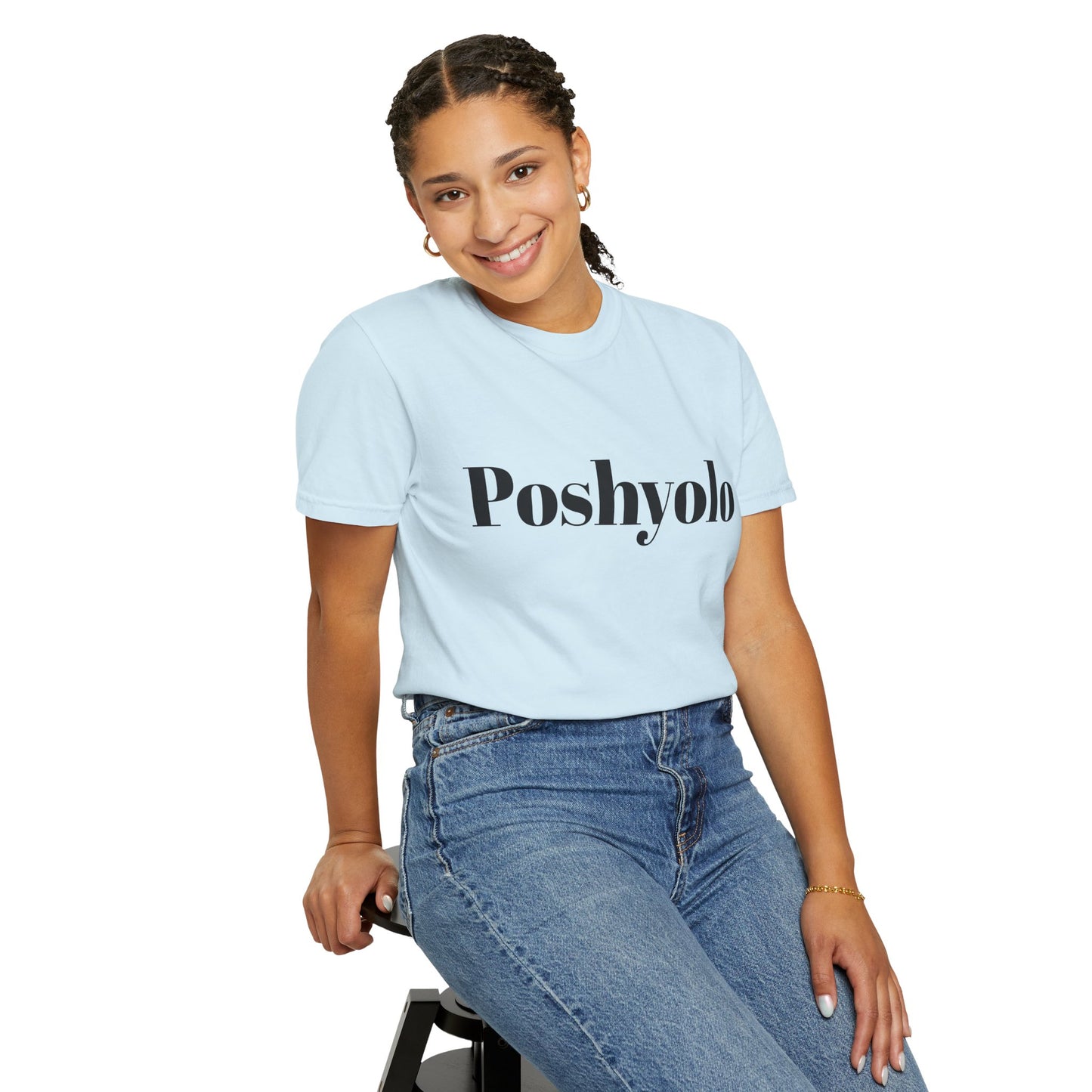 Poshyolo Graphic T-Shirt  Minimalist Fashion Tee with Bold Logo