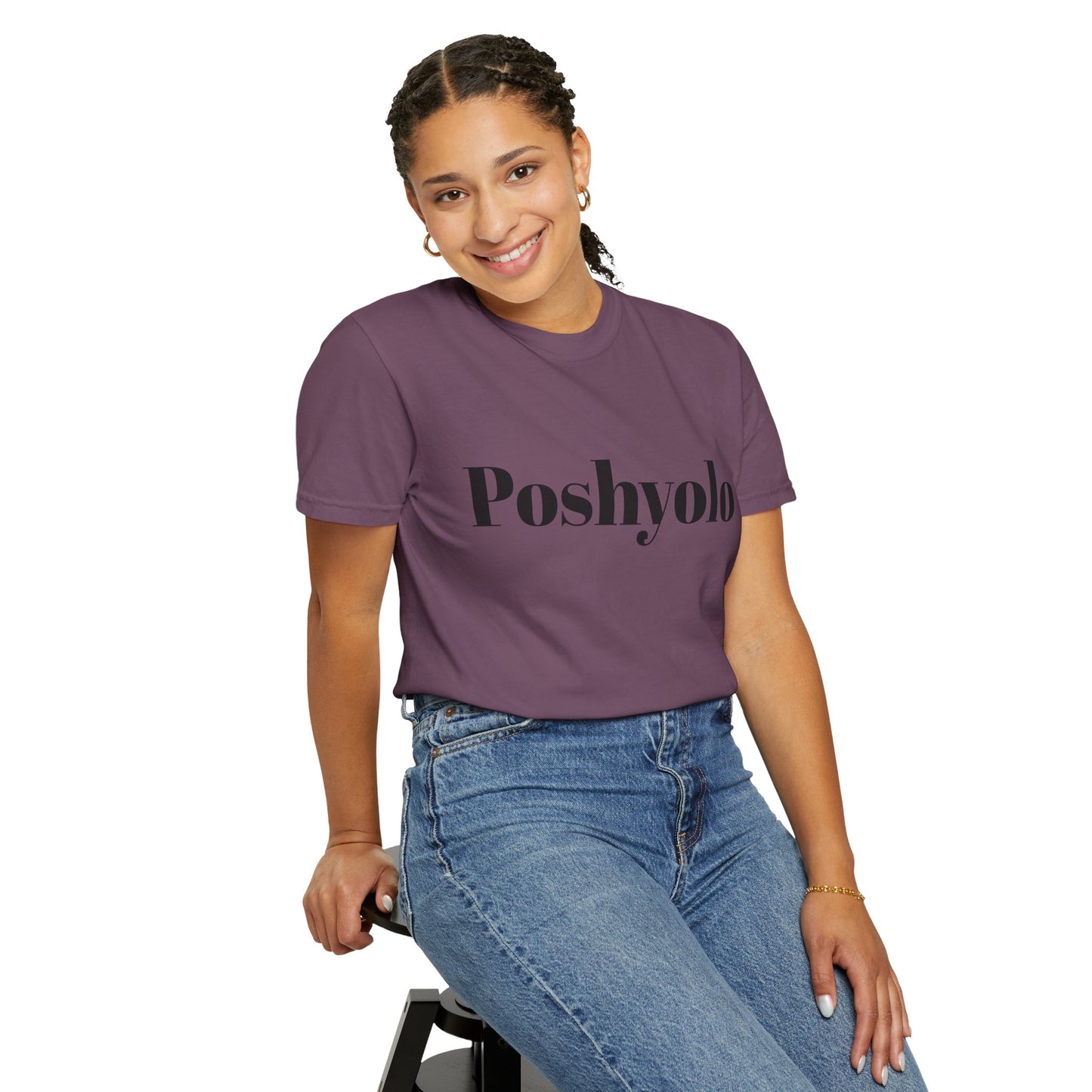 Poshyolo Graphic T-Shirt  Minimalist Fashion Tee with Bold Logo
