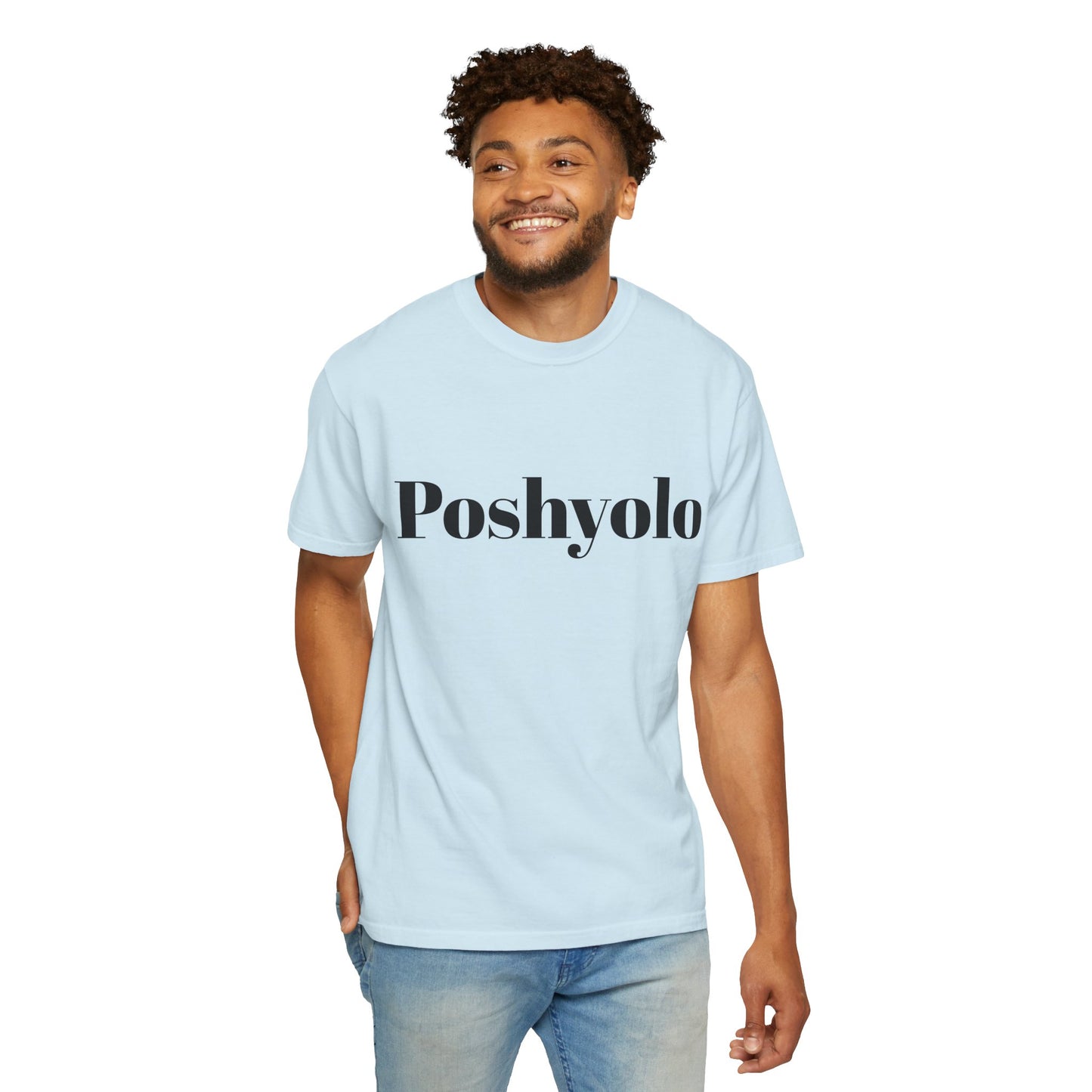 Poshyolo Graphic T-Shirt  Minimalist Fashion Tee with Bold Logo