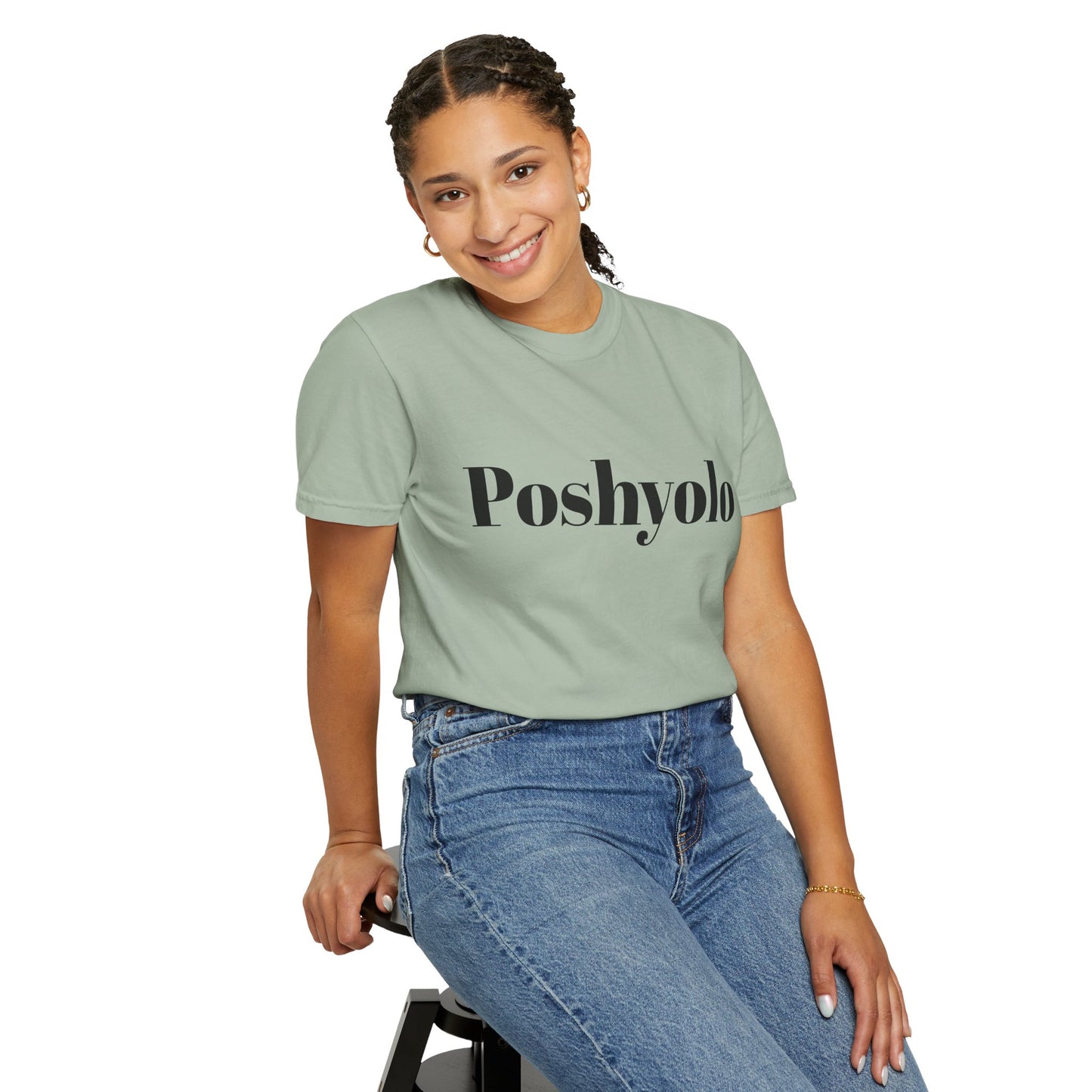 Poshyolo Graphic T-Shirt  Minimalist Fashion Tee with Bold Logo