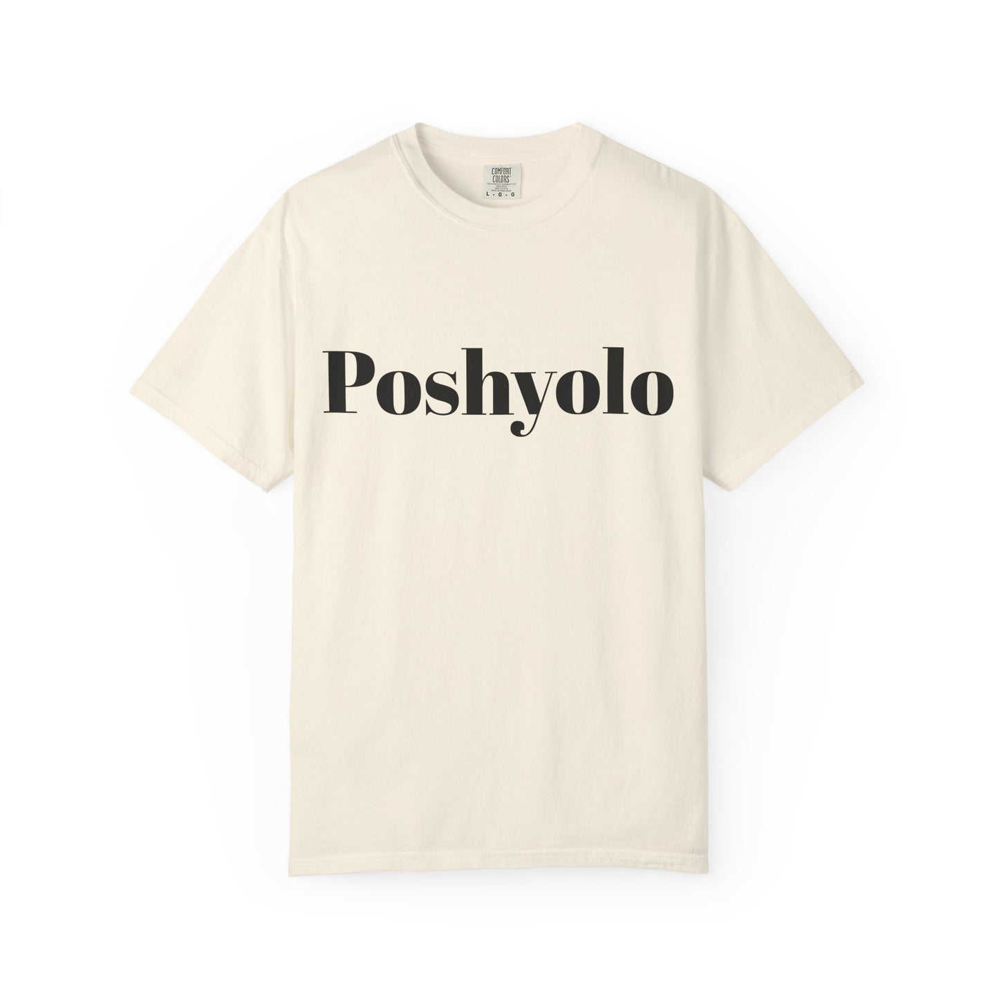Poshyolo Graphic T-Shirt  Minimalist Fashion Tee with Bold Logo