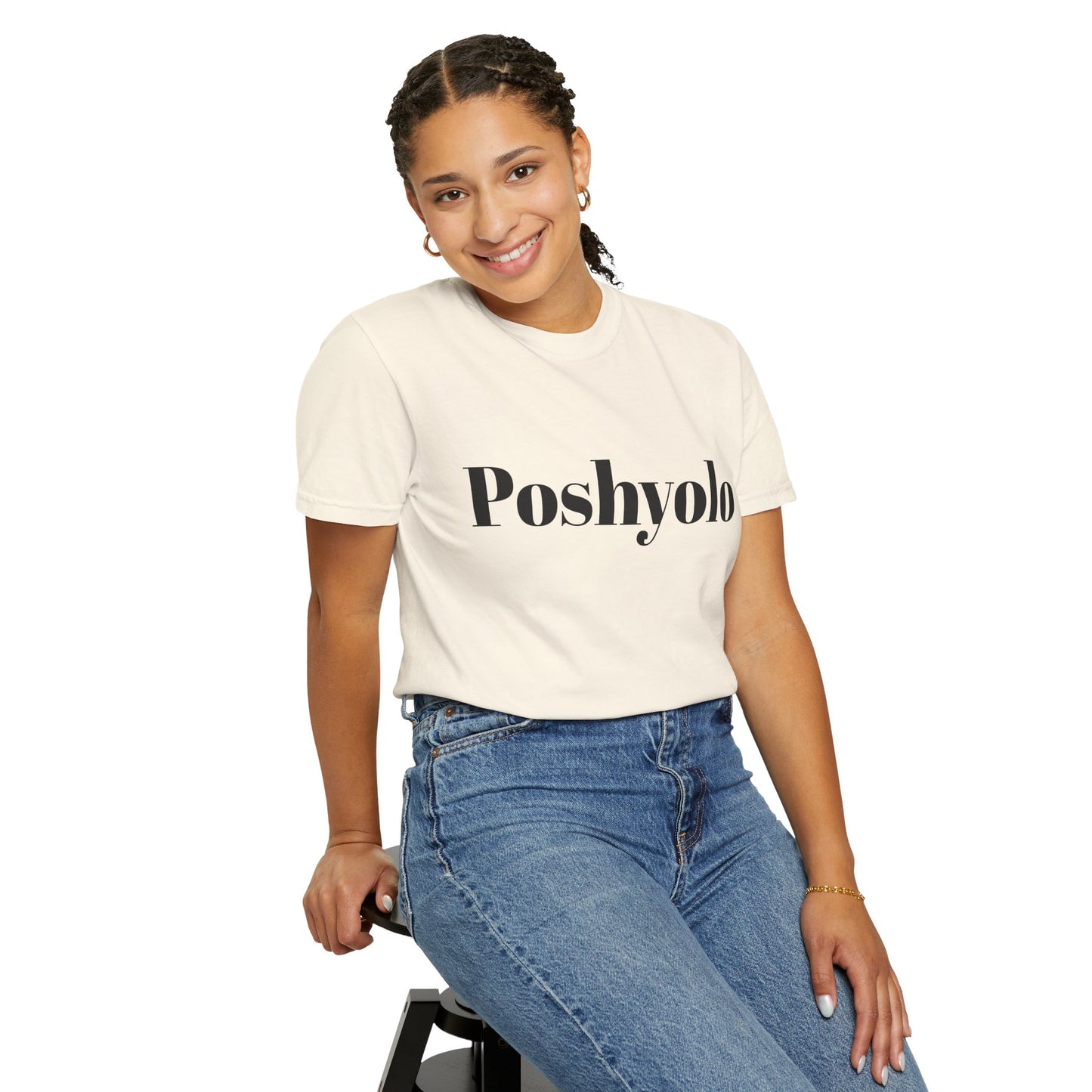 Poshyolo Graphic T-Shirt  Minimalist Fashion Tee with Bold Logo