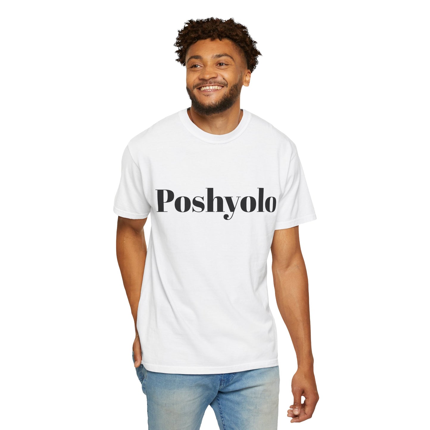 Poshyolo Graphic T-Shirt  Minimalist Fashion Tee with Bold Logo