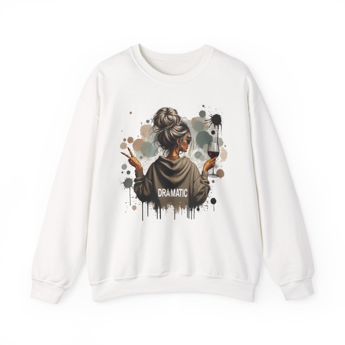Dramatic Woman Graphic Sweatshirt