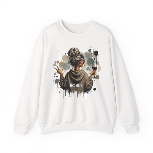Dramatic Woman Graphic Sweatshirt