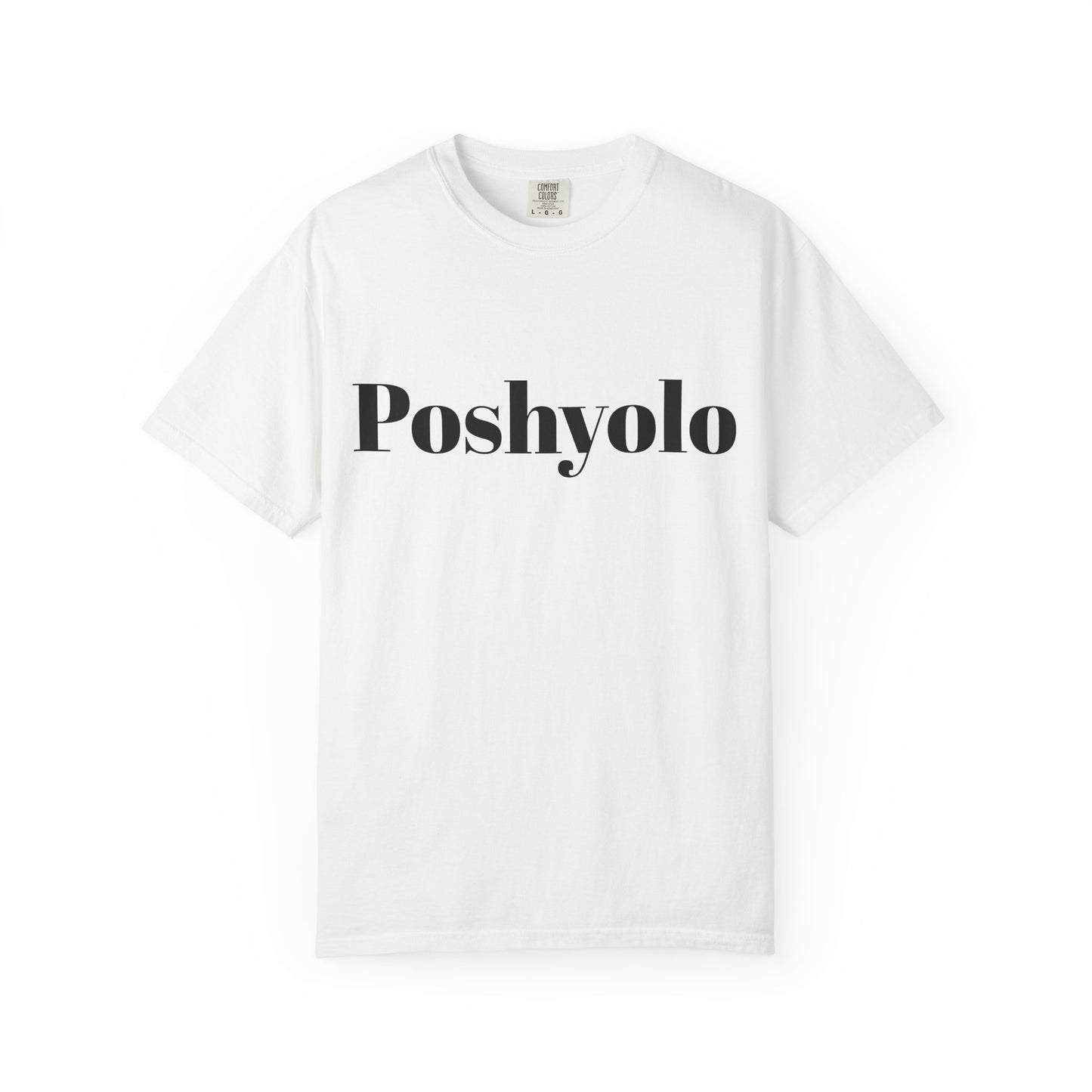 Poshyolo Graphic T-Shirt  Minimalist Fashion Tee with Bold Logo