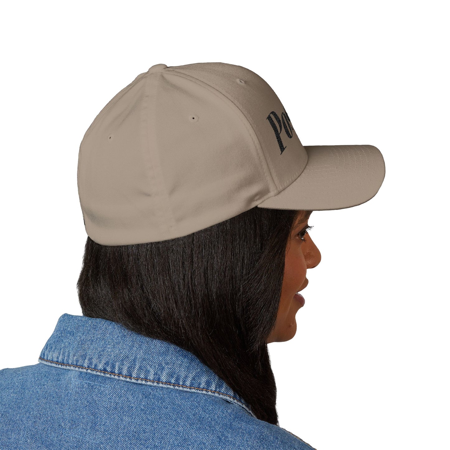 Poshyolo Embroidered Cap — Closed-Back Structured Hat with 'Poshyolo'